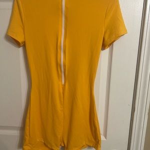New yellow shorts all in one. Free shipping